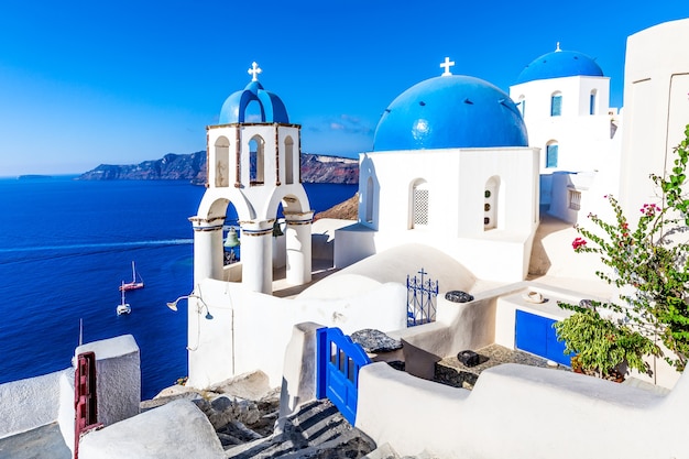 Aldeia de Oia na ilha de Santorini, Grécia