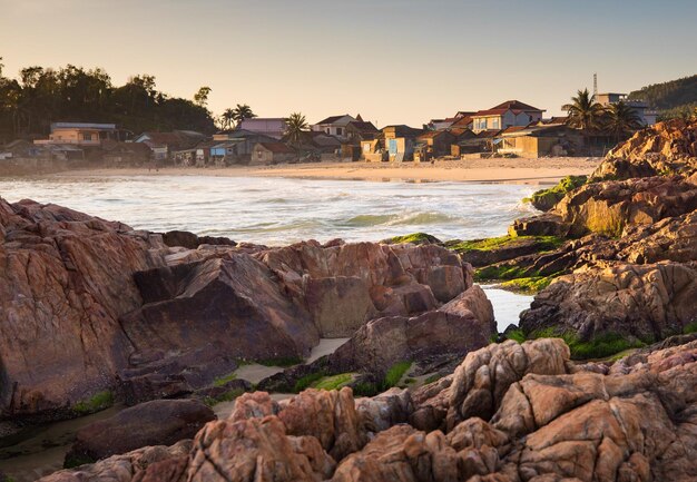 aldeia de pescadores vietnamita