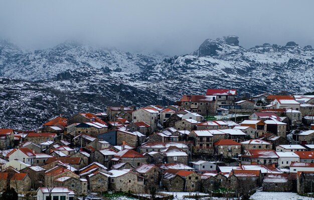 Aldeia de Pitoes das Junias Município de Montalegre Peneda Parque Nacional Geres Montanha Geres