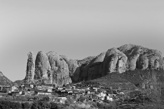 Foto aldeia deserta na espanha