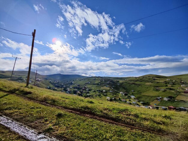 Foto aldeia e casas