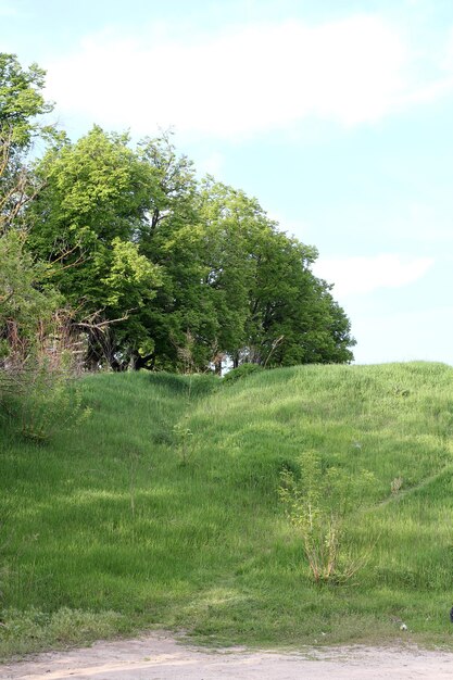 Aldeia na região de Zhytomyr na primavera