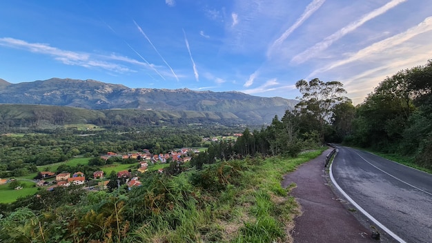 Aldeia nas montanhas perto de barcelona