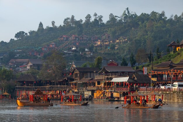 Foto aldeia tailandesa baan rak thai