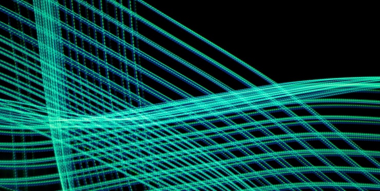 Foto un alegre caleidoscopio de colores y formas que forman un fascinante fondo abstracto