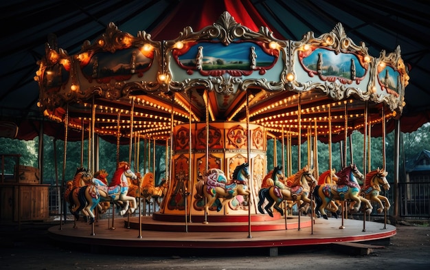 Alegre Carnaval Merry Go Round Spin. (Feliz Carnaval)