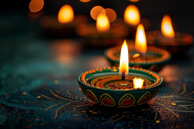 La alegría de las celebraciones luminosas de Diwali