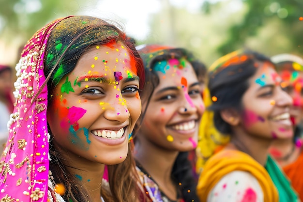 La alegría y los colores del festival de Holi