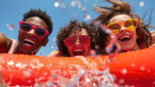 La alegría de la diversión del verano
