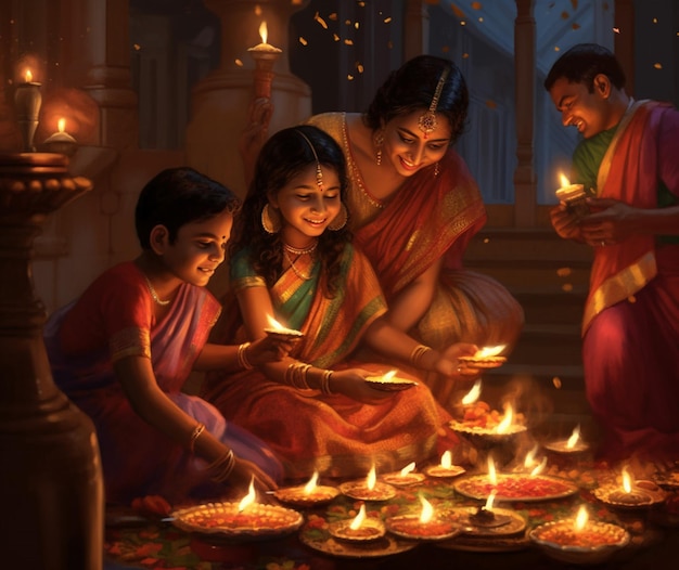 La alegría de Diwali