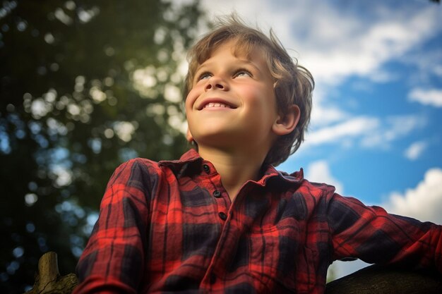 La alegría de la infancia al ver el cielo