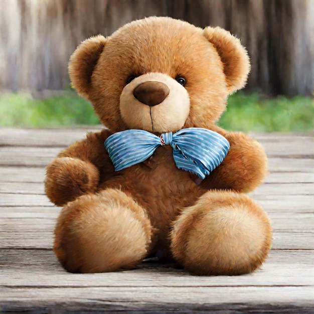 Alentines Dia Amor coração casal Teddy Bears em abraço abraço feito à mão vermelho coração fita laço