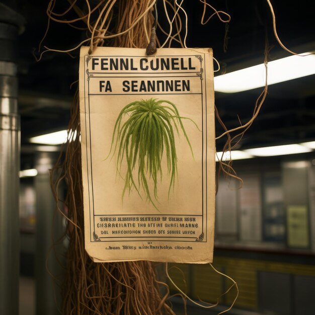 Foto alerta de metrô de nova iorque fugitivo fennel foeniculum vulgare detectado ajude-nos a localizá-lo