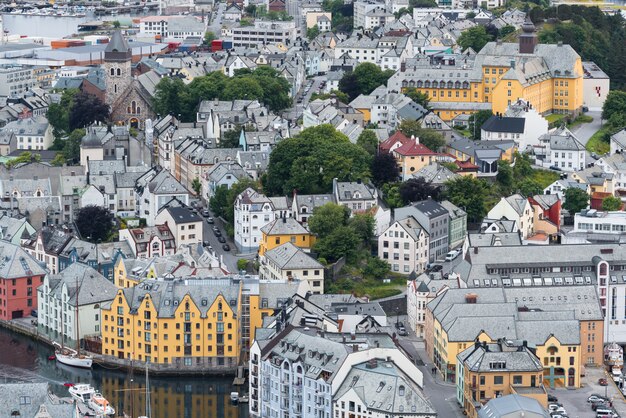 Alesund - la ciudad turística de Noruega