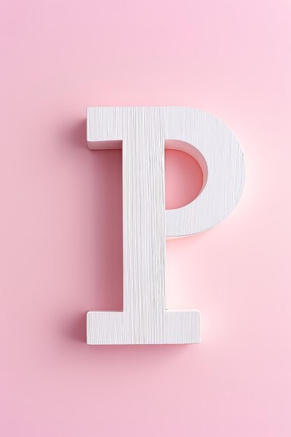 Foto alfabeto con diseño de san valentín.