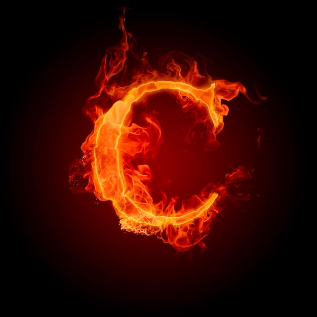 alfabeto do fogo C