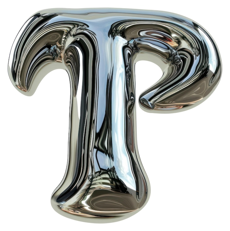 Foto alfabeto png letra t texto plateado baño