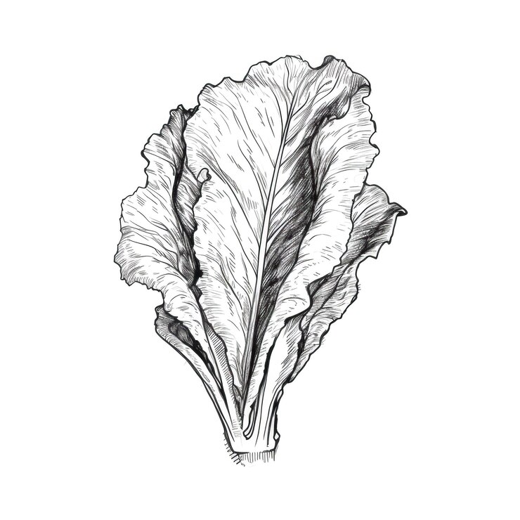 Foto alface vegetal ai gerado