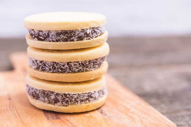 Alfajores traditionelle argentinische süße Kekse