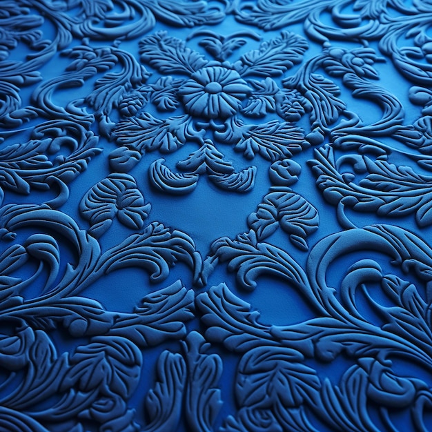 alfombra azul