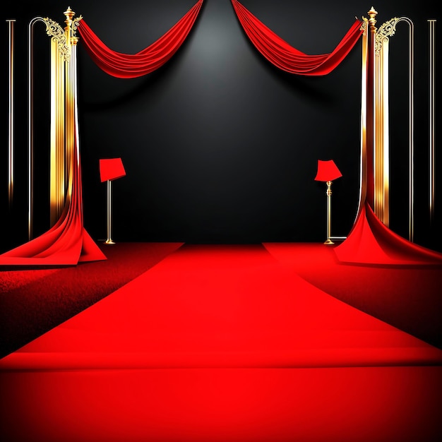 Alfombra roja 3d