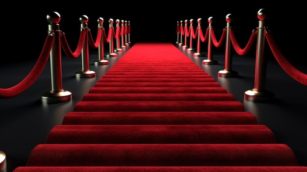 Alfombra roja Generativa Ai