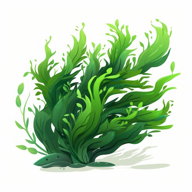 Foto algas marinhas verdes