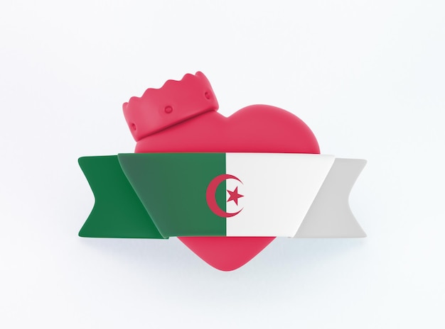 Algerien-Herz-Banner