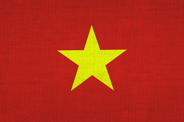 Algodão de bandeira nacional do vietnamita