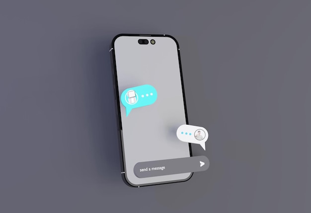 Algoritmos de programación de software de UIUX Ilustración de renderización en 3D