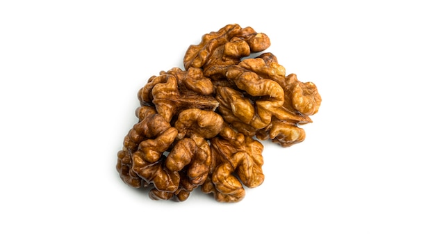 Algunas nueces peladas.