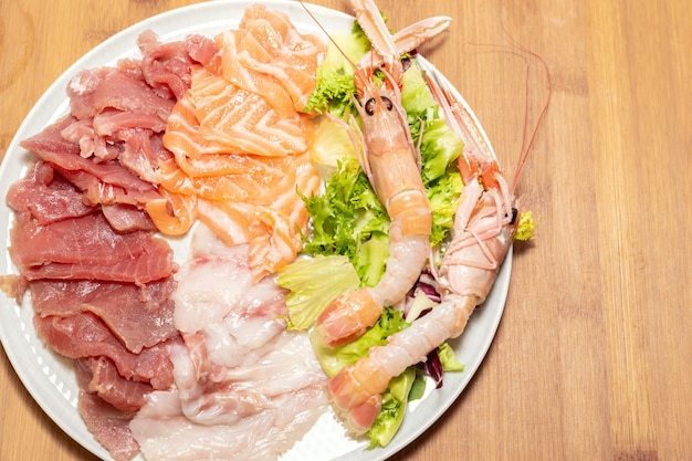 Algunos de los ingredientes más importantes y populares para la preparación de sushi y sushimi.