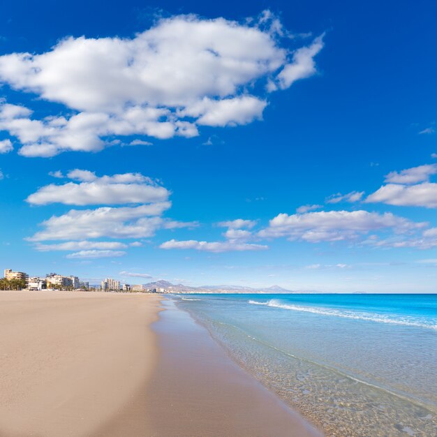 Alicante San Juan praia bela Espanha mediterrânica