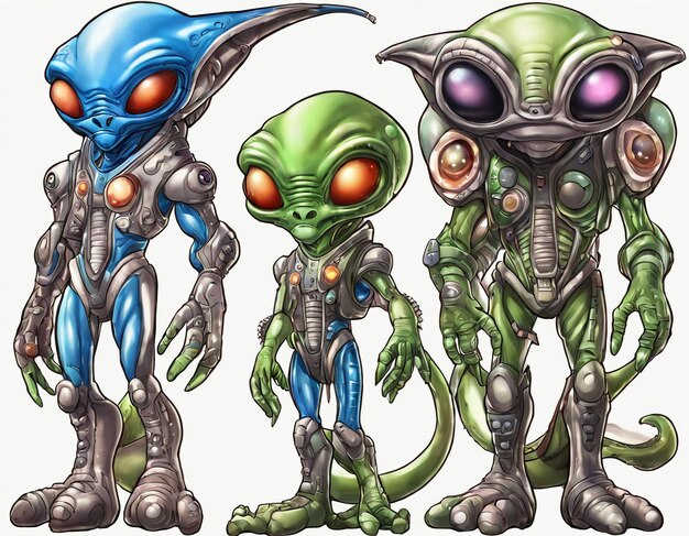 Alien criatura desconhecida ovni civilização extraterrestre forma de vida humanoide universo