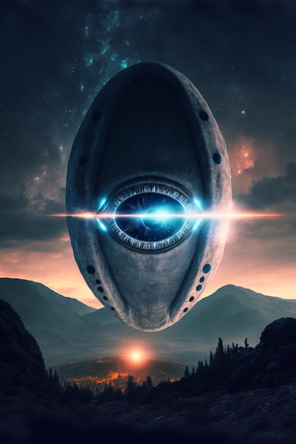 Alien UFO Abbildung