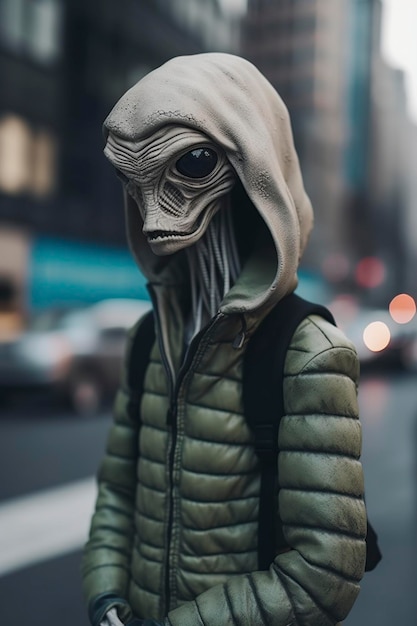 alienígena para la fantasía de la calle