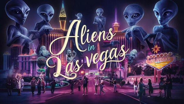 Los alienígenas en Las Vegas