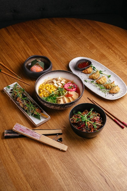 Alimentação do restaurante para o cardápio