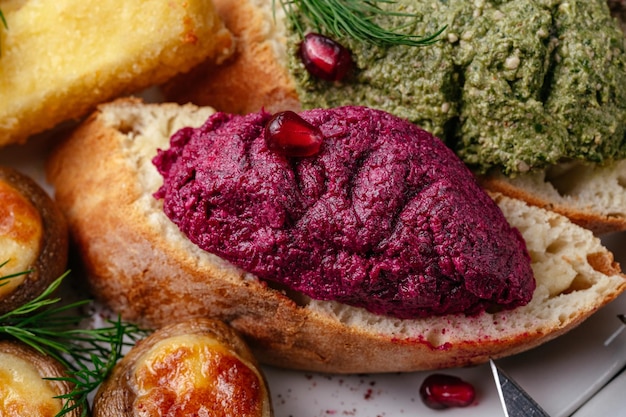 Alimentação do restaurante para o cardápio