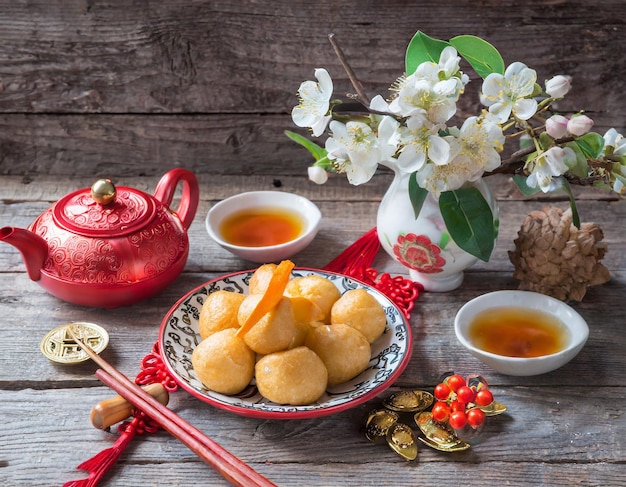 Alimentação para o Ano Novo Chinês