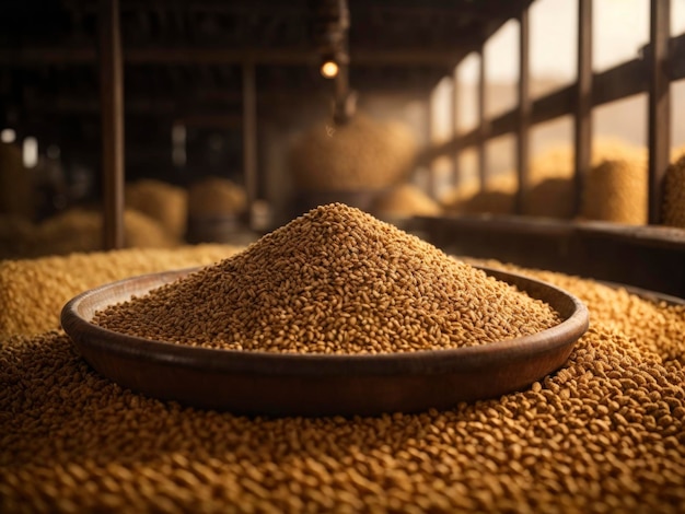 Foto alimentación del ganado