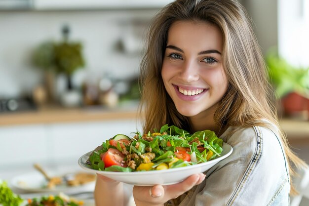 Alimentación saludable y alegre