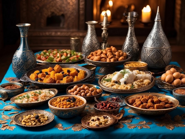 Alimento árabe para el Ramadán