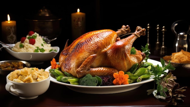 Foto alimento para pavos de relleno