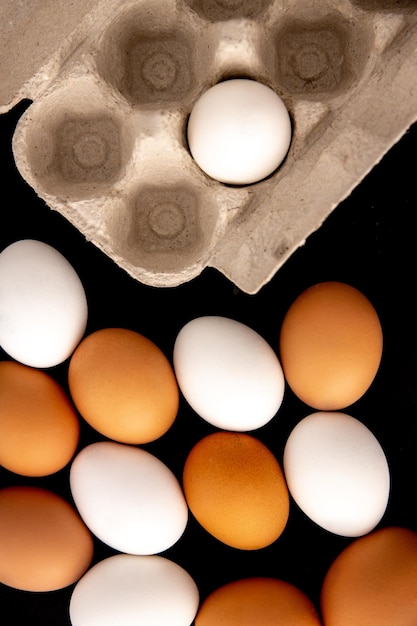 Alimento proteico natural de huevos de gallina