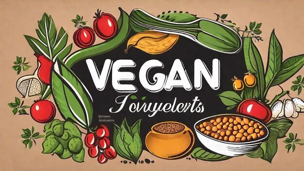 Foto alimentos e ingredientes veganos