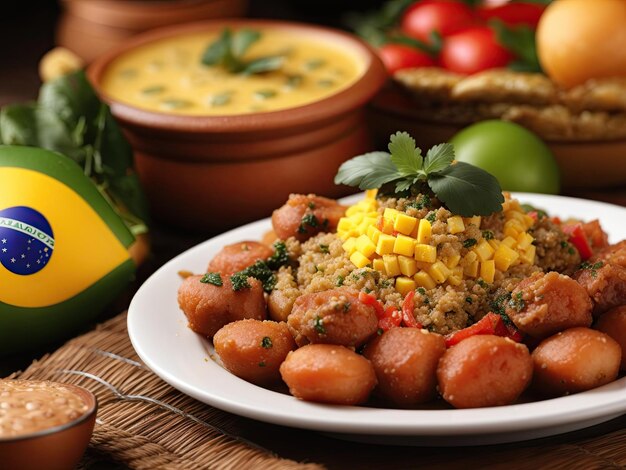 Foto alimentos frescos brasileños