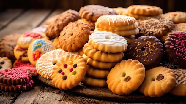 Alimentos para galletas de pastelería dulce