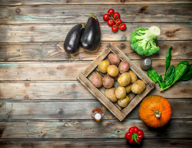 Alimentos orgánicos Verduras maduras