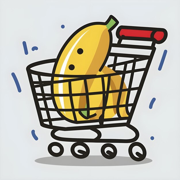 Alimentos perfectos en el carrito de compras